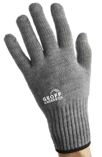 Geoff Anderson Rukavice Corespun Merino Šedé (1)